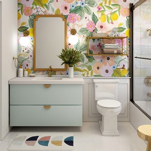 Цветная и яркая ванная комната: как преобразить санузел в Юном Ленинце - yunyj-leninec.mebel54.com | фото