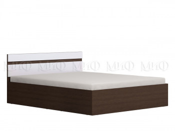 Ким кровать с подъемным механизмом 1,4 (Венге/белый глянец) в Юном Ленинце - yunyj-leninec.mebel54.com | фото
