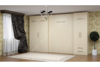 Комплект мебели со шкаф-кроватью трансформер Ратмир в Юном Ленинце - yunyj-leninec.mebel54.com | фото