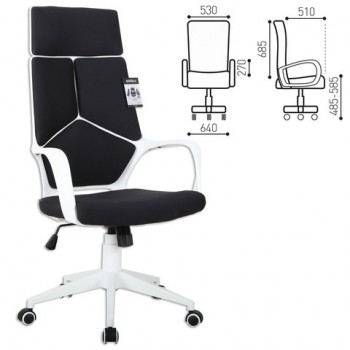Кресло офисное BRABIX Prime EX-515 (черная ткань) в Юном Ленинце - yunyj-leninec.mebel54.com | фото