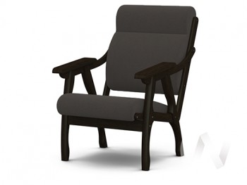 Кресло Вега-10 (венге лак/ULTRA GRAFIT) в Юном Ленинце - yunyj-leninec.mebel54.com | фото